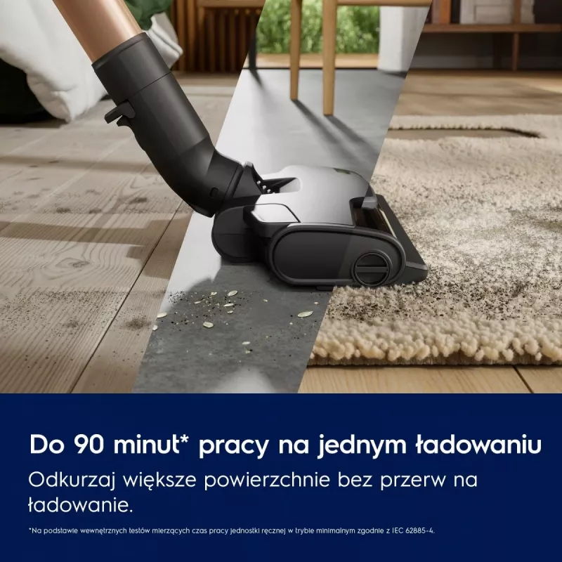 Electrolux EP82AB25UG Stielstaubsauger/Elektrobesen Akku Trocken Zyklonisch Beutellos 0,4 l 100 W Grau