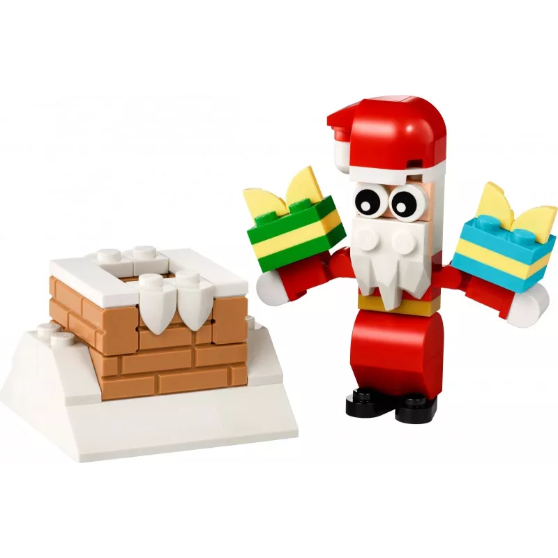 Konstruktionsspielzeug LEGO Santa's Chimney Polybag 30692 – Mini-Weihnachtsbauset