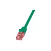 Netzwerkkabel LOGILINK 0,25 m Cat6 U/UTP mit RJ-45-Steckern, grün