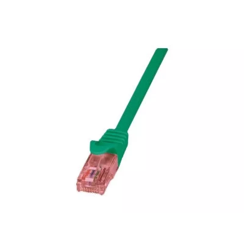 Netzwerkkabel LOGILINK 0,25 m Cat6 U/UTP mit RJ-45-Steckern, grün