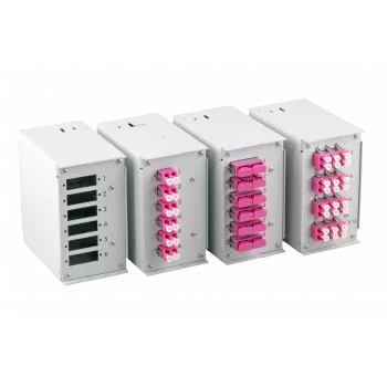 EFB Elektronik Frontplatte für 12x SC-S, LC-D, E2000 mit 2,8-mm-Schraublöchern