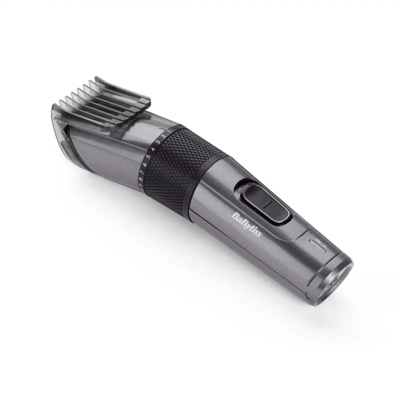 Haarschneider BABYLISS E976E — kabellos wiederaufladbar, 26 Längeneinstellungen, 0,5 mm–25 mm, 40 mm Klinge, Titan-/Edelstahlklingen, 60 min Laufzeit