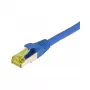 Patchkabel RJ45, CAT6A 500 MHz, 1,0 m, Blau, S-STP (S/FTP), TPE/LSZH (Ultraflex), AWG26, mit Cat.7 Rohkabel, Synergy 21 (S217645)