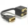 DVI-Adapter DeLOCK 65052 DVI29 Stecker auf DVI29 + VGA Buchse 0,2 m