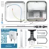 LTE + Wi-Fi-Antenne QuWireless QuMax A240M für Teltonika RUT241/RUT240/200/230