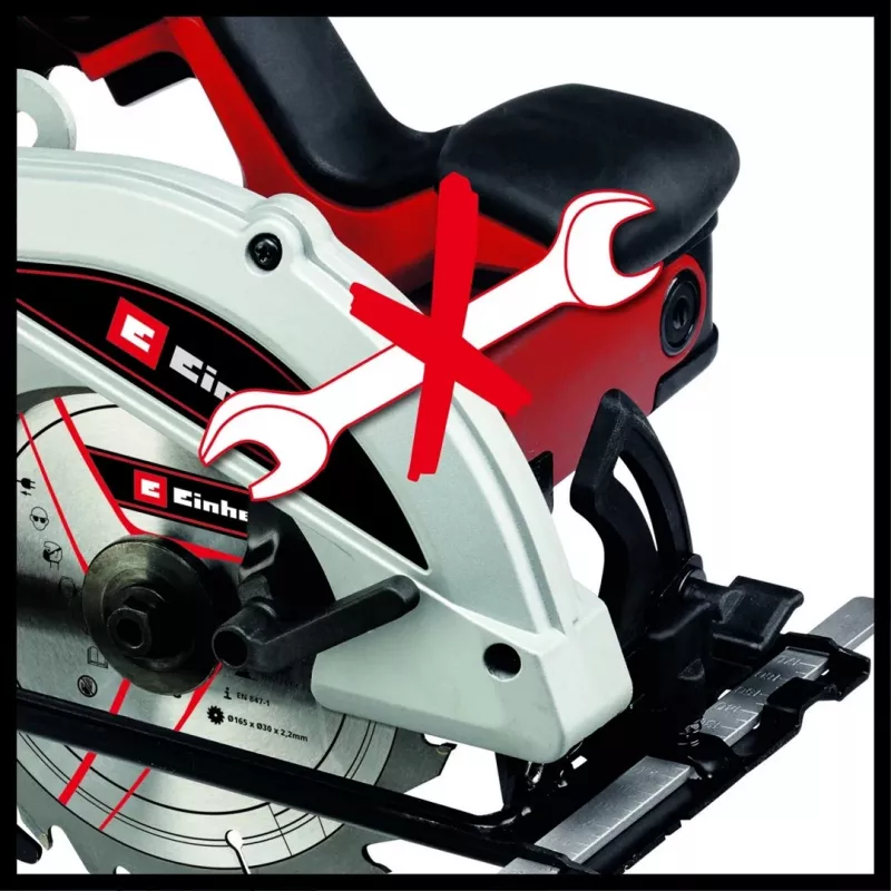 Säge Einhell TC-CS 1250 16,5 cm Schwarz Rot