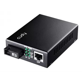 Netzwerk Medienkonverter Cudy MC100GSB-60A 1000 Mbit/s Multi-mode Single-mode Schwarz