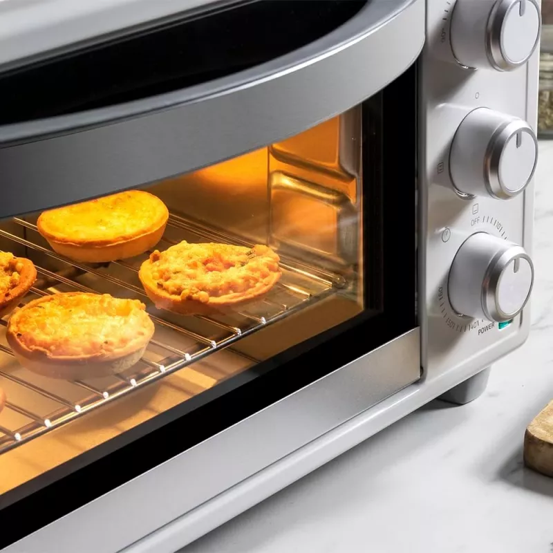Cecotec Mini-Backofen | Bake&Toast 2300 Weiß | 23 L | 1500 W | Weiß