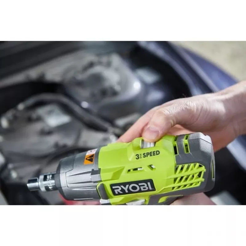 Ryobi R18IW3 Elektroschrauber/Schlagschrauber 1/2 One+ 18V 2,0Ah Schwarz, Grün