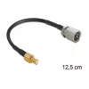 Koaxialkabel DeLOCK 88473 0,125m FME SMB Gold Schwarz