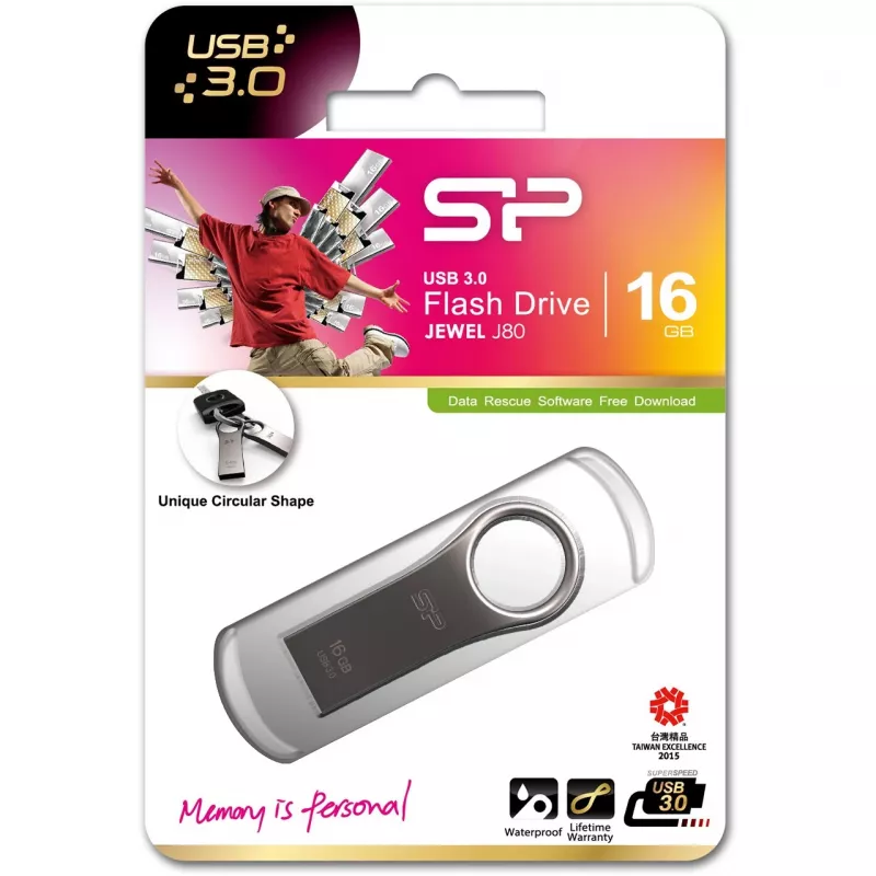 USB-Flash-Laufwerk Silicon Power 16 GB USB Typ-A 3.2 Gen 1 Jewel J80