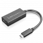 Lenovo 4X90R61022 Videokabel-Adapter 0,24 m USB Type-C HDMI Typ A (Standard) Schwarz