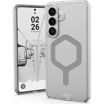 UAG Urban Armor Gear Plyo Case mit Magnetmodul | Samsung Galaxy S26+ | ice (transparent)/silber | 214540114333 (214540114333)