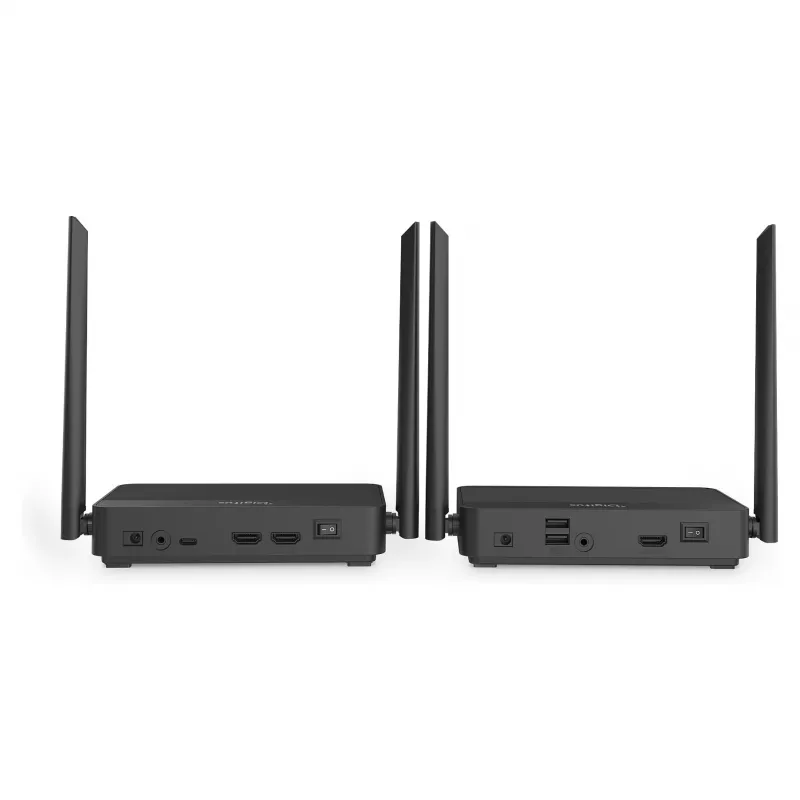 Kabelloses HDMI-KVM-Extender-Set DIGITUS DS-55360 – Sender & Empfänger, kabellos, 100 m, 4K/60 Hz, HDMI, USB-A/USB-C