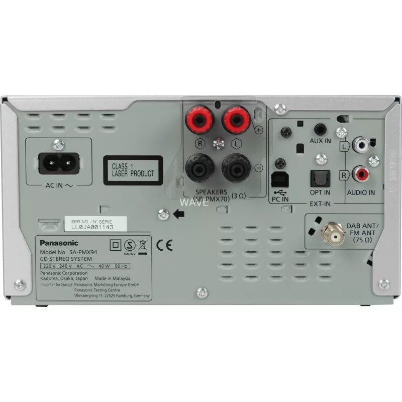 Kompakte Heim-Audioanlage Panasonic SC-PMX94EG-S