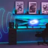 LED-Girlande Twinkly TWD200STP-TEU mehrfarbiger Innenstreifen, 5 cm Abstand, IP20, transparentes Kabel