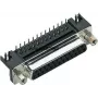D-Sub-Steckverbinder Harting 09 68 463 5812 37-polig löten, rechtwinklig