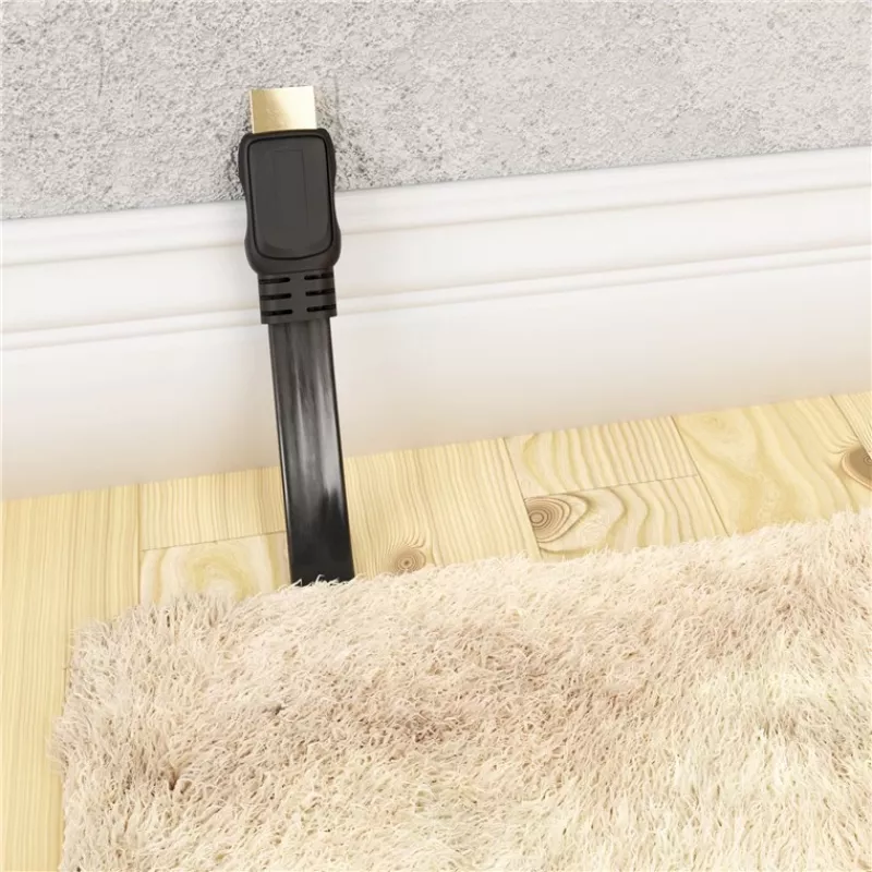 Goobay | High Speed HDMI Flachkabel mit Ethernet | 61279 | HDMI-Stecker (Typ A) | HDMI (Typ A) | HDMI auf HDMI | 2 m