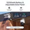 Safemo ST1 SolarCam 4K UHD Video, 8x Zoom, 132° Sicht, Nachtsicht, Wi-Fi 2,4 GHz, 3W Solar, Weiß