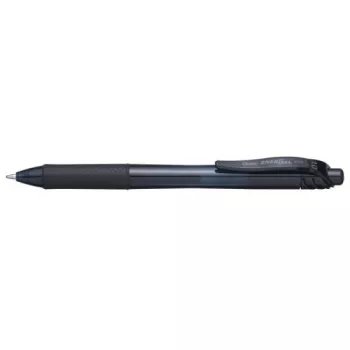 Clip-on einziehbarer Kugelschreiber Pentel Energel X 1.0 Schwarz