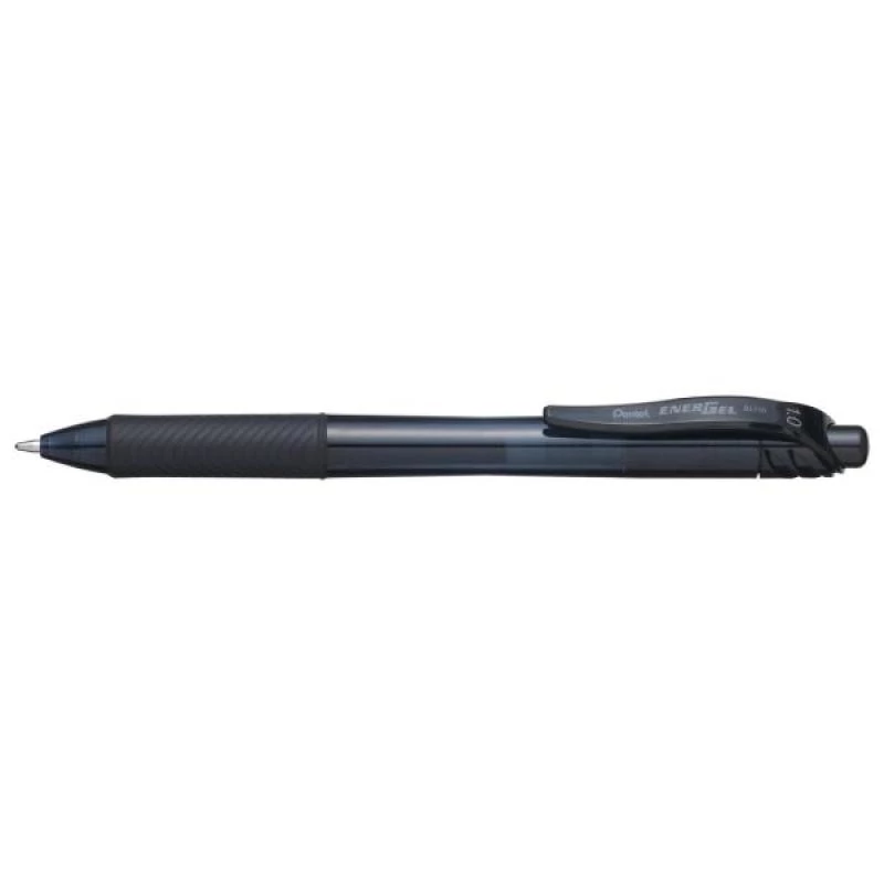 Clip-on einziehbarer Kugelschreiber Pentel Energel X 1.0 Schwarz