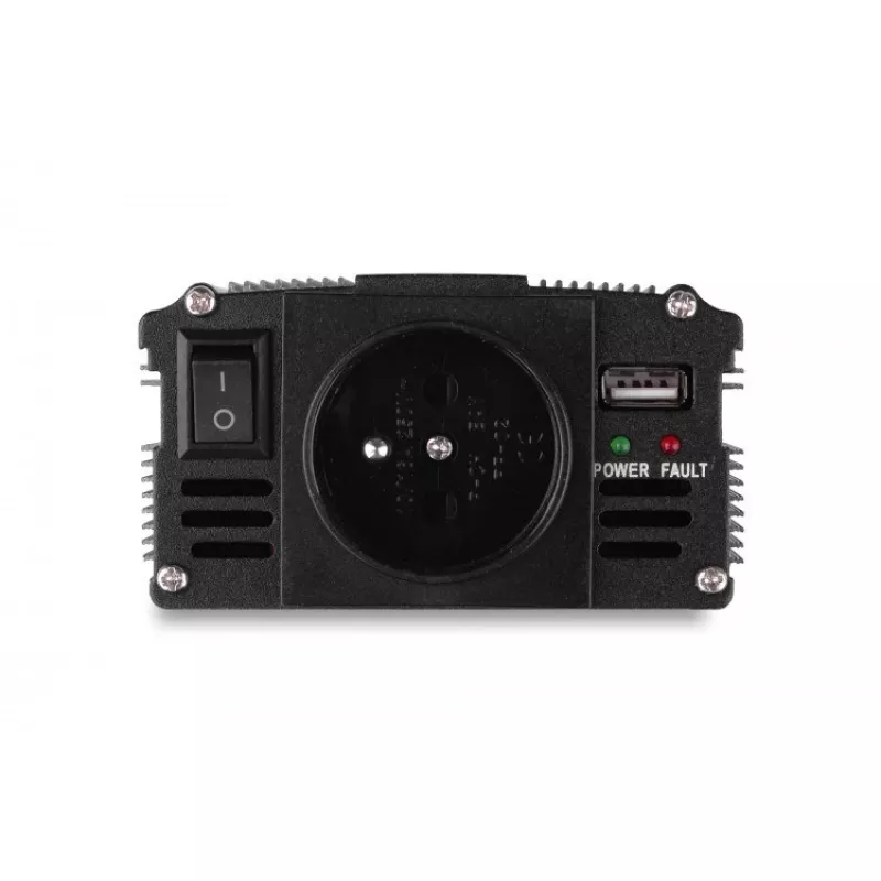 Wechselrichter AZO 350/500W 24V auf 230V Modell 4PRZ24230IPS500, 350W Dauerleistung / 500W Spitzenleistung