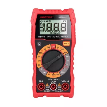 Multimeter Habotest HT108L – DC bis 600 V, AC bis 600 V, 10 A-Bereich