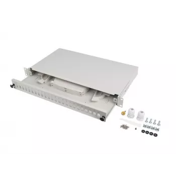 Faser-Patchpanel LANBERG FOP1-24SS-LDS 1U 24xSC 24xLC