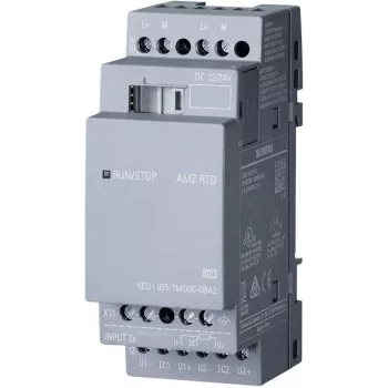 Siemens SPS-Erweiterungsmodul LOGO AM2 RTD 0BA2 6ED1055-1MD00-0BA2 12 V/DC, 24 V/DC (6ED1055-1MD00-0BA2)