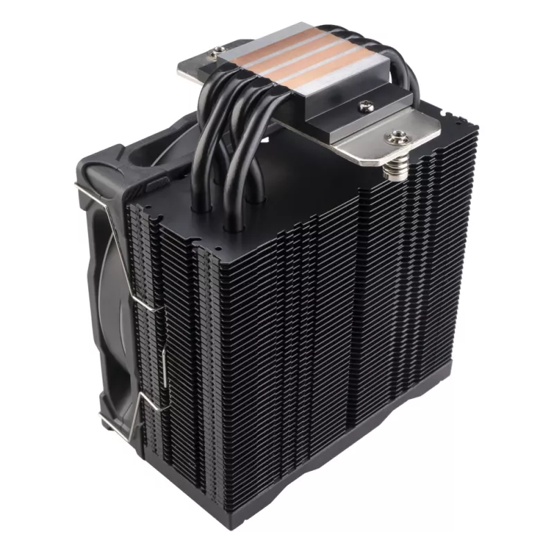 Luftkühler Akasa Soho H4 Plus 12 cm Schwarz Hydrodynamisches Lager