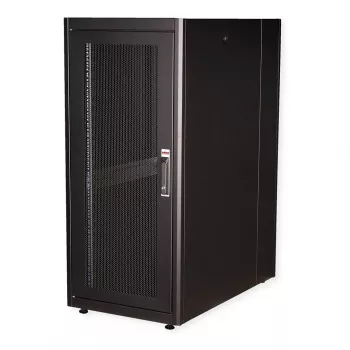 ROLINE 19-Zoll Serverschrank Basic 26 HE, 600x1000 BxT perforiert schwarz