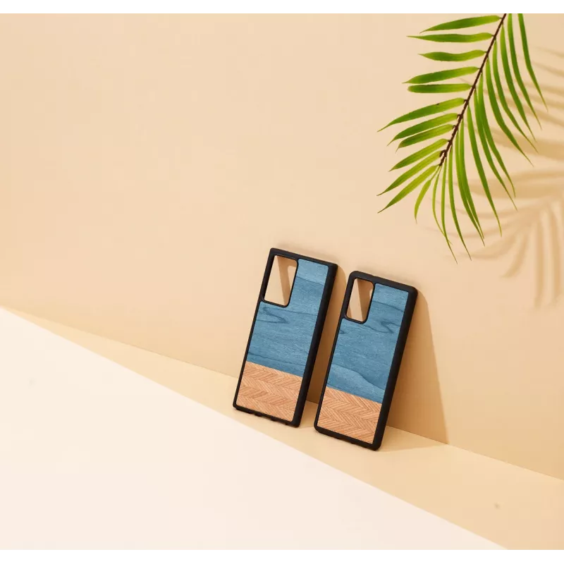 Handyhülle man and wood Galaxy Note 20 Ultra Denim Schwarz