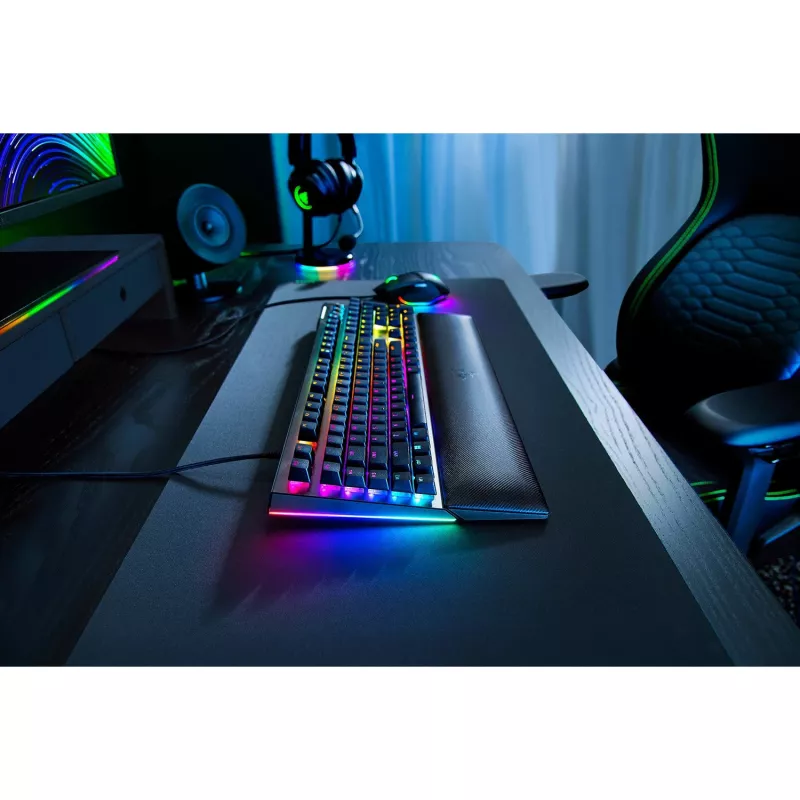 Razer SchwarzWidow V4 - Gelb Switch Linear - Mechanische Gaming-Tastatur