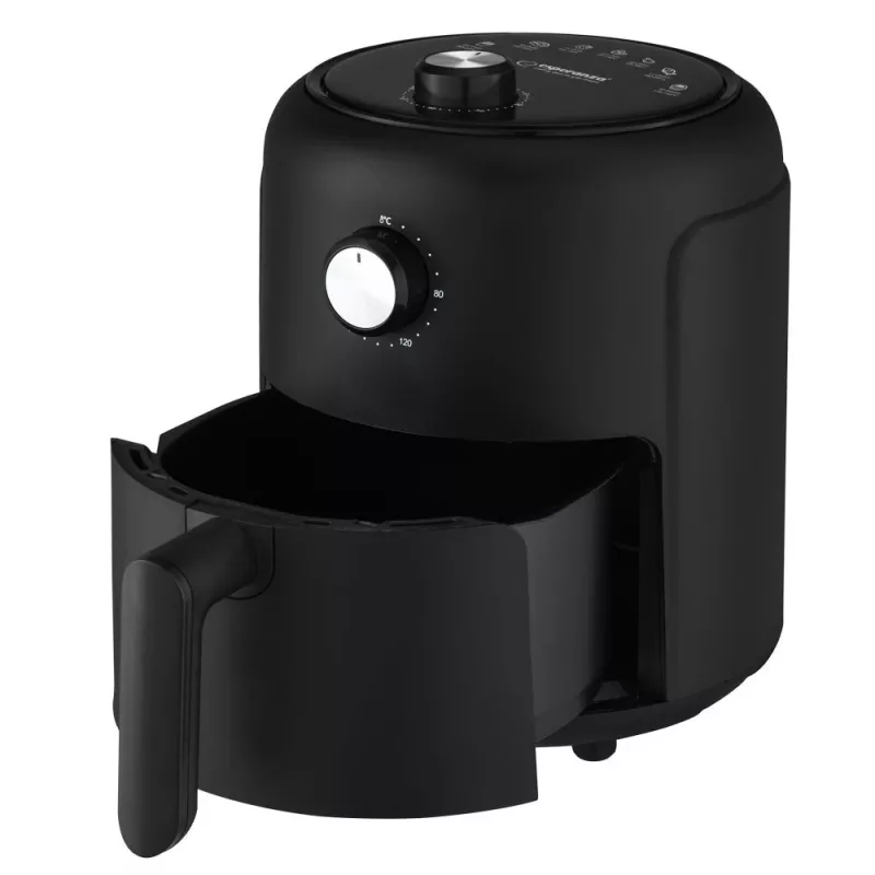 Heißluftfritteuse ESPERANZA EKA001, 2,6 L, 1000 W, 7 Programme, schwarz, kompakt für die Arbeitsplatte