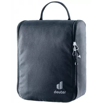 Reisekulturbeutel DEUTER Wash Center II, kompakter Organizer für Toilettenartikel, Schwarz