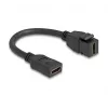 HDMI-Kabel DeLOCK 90685 HDMI Type A Standard 0,2 m Schwarz