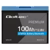 LiFePO4-Batterie QOLTEC 12,8 V 100 Ah mit Bluetooth — 12,8 V 100 Ah