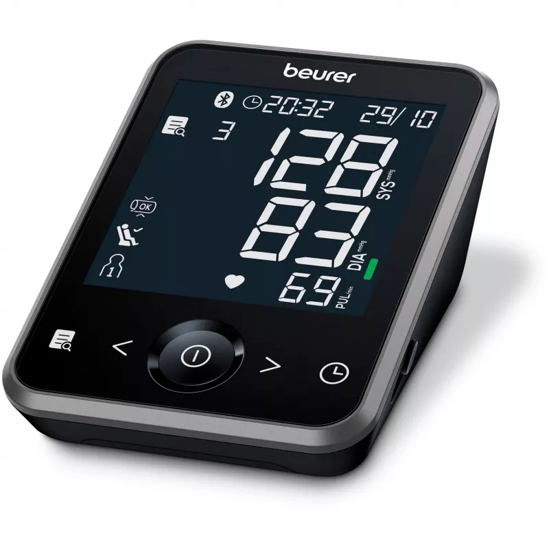 Blutdruckmessgerät Beurer BM64 mit Bluetooth-Konnektivität und Manschette für den Oberarm