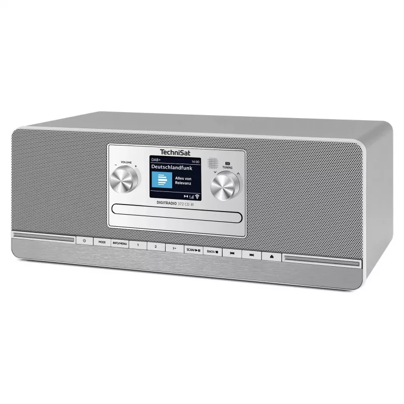 TechniSat DIGITRADIO 372 CD IR Internet Analog & digital Anthrazit, Silber