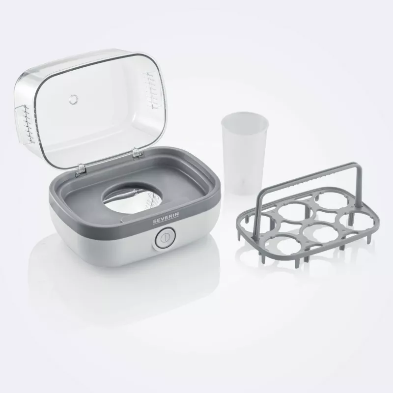 Eierkocher EK 3164 (Weiß/Grau, 420 Watt, für 6 Eier)