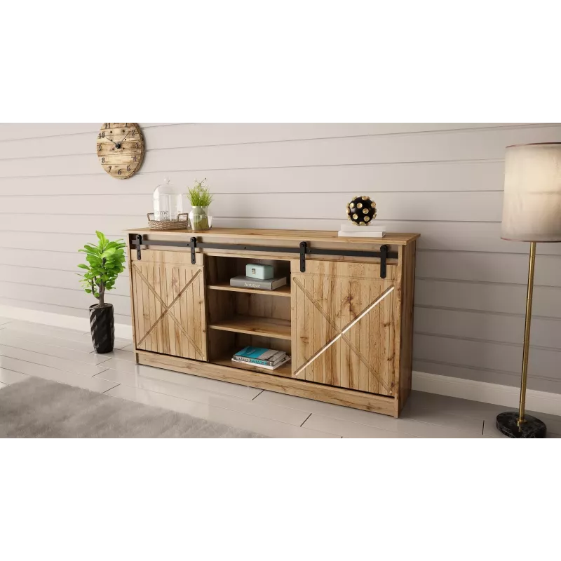 Kommode 160x80x35 GRANERO Wotan-Eiche