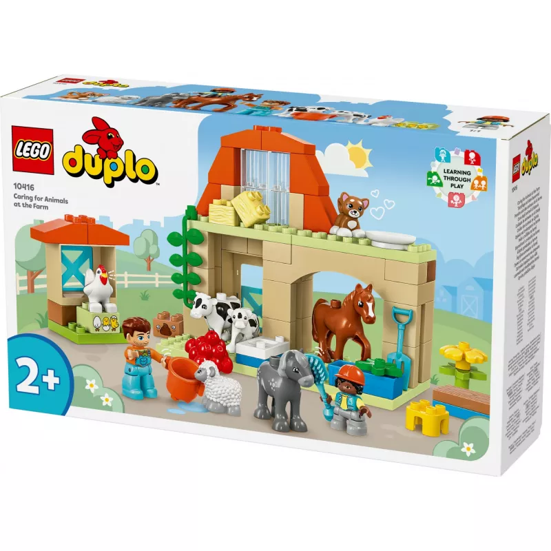 Bauspielzeug LEGO DUPLO Bauernhof Tierpflege Set 10416 — 74 Teile, 2 Minifiguren, Alter 2+