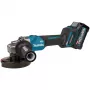Akku-Winkelschleifer GA008GM201 XGT, 40Volt (Blau/schwarz, 2x Li-Ion XGT Akku 4,0Ah, MAKPAC Größe 4)
