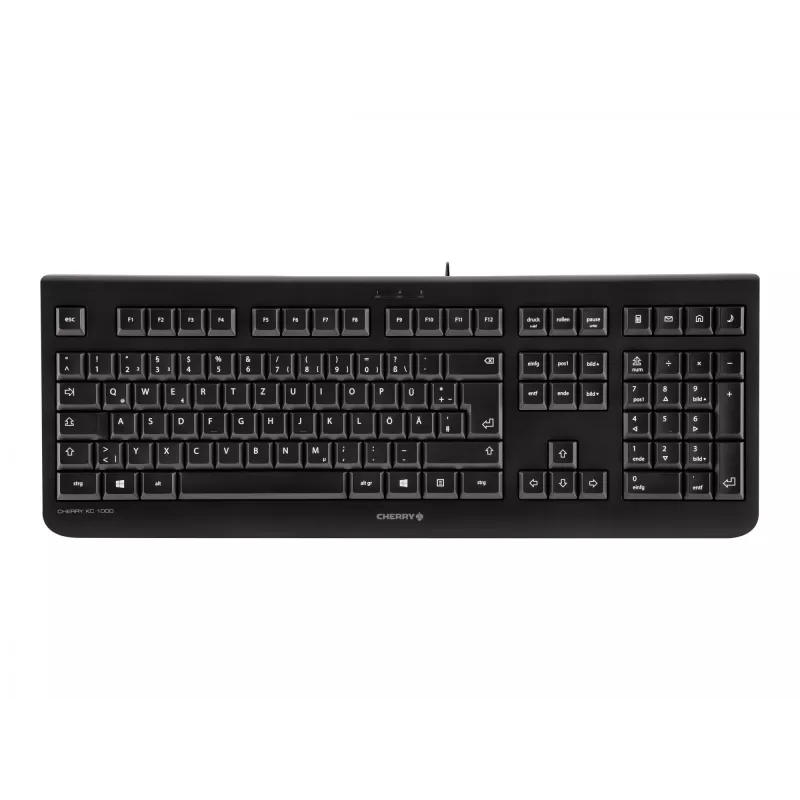 Cherry KC 1000 - Tastatur - Nordisch - Schwarz