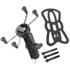 RAM Mounts X-Grip Large Phone Mount Motorrad-Lenkerklemme Schwarz