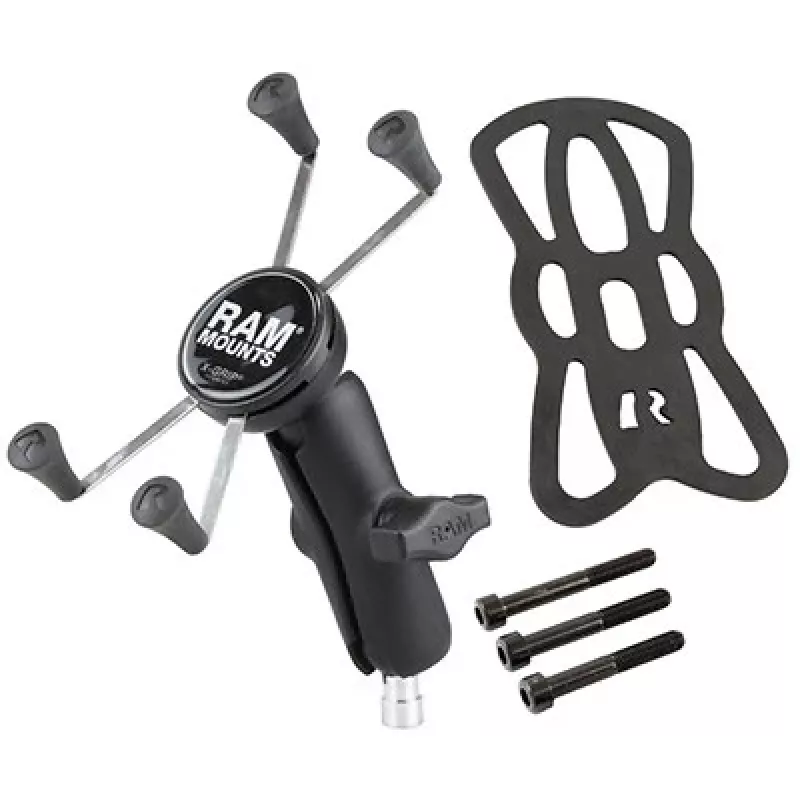 RAM Mounts X-Grip Large Phone Mount Motorrad-Lenkerklemme Schwarz