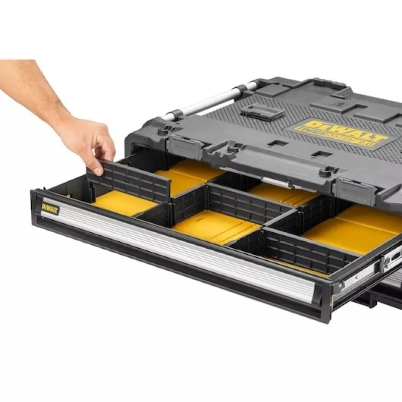 Werkzeugkasten DeWalt DWST08520-1 Metall-Kunststoff, schwarz und gelb
