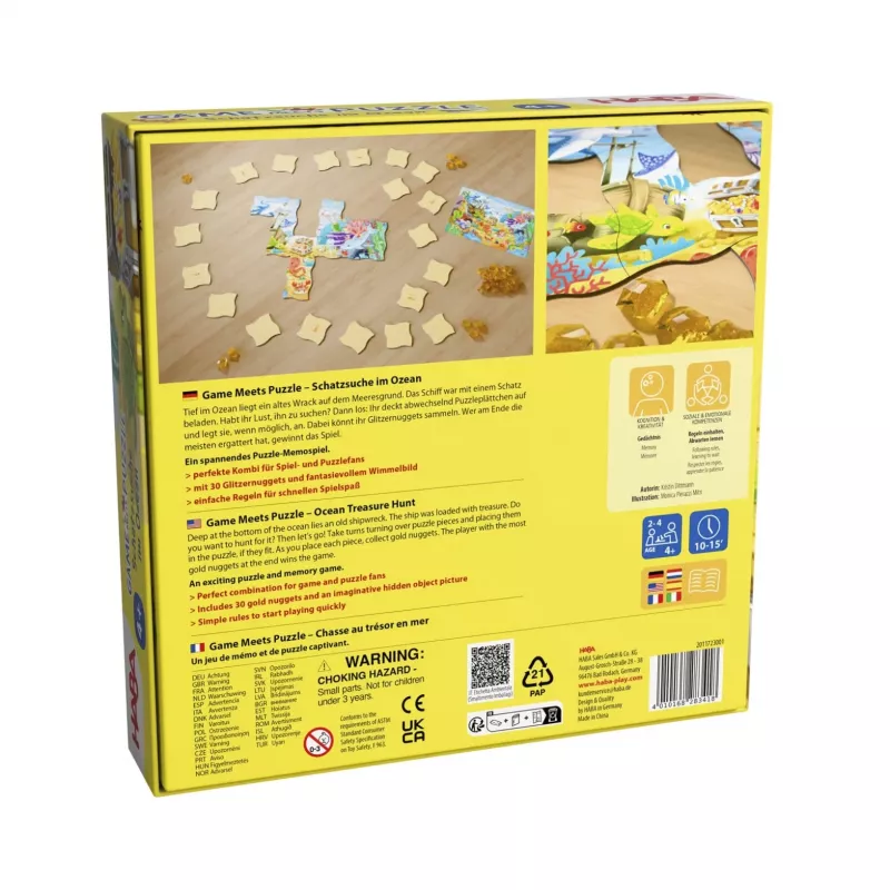Spiel trifft Puzzle - Schatzsuche im Ozean, Brettspiel