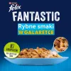 Nassfutter für Katzen Purina Nestlé FELIX Fantastic Fischgeschmack — Thunfisch, Lachs, Kabeljau, Scholle, 12×85 g Beutel