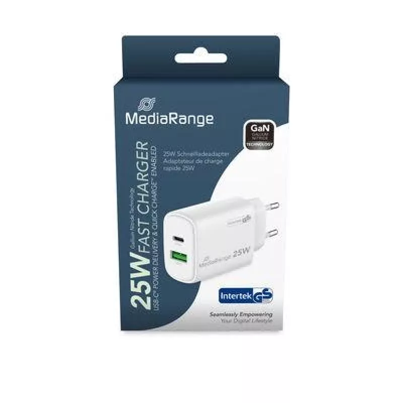 Netzteil USB/USB-C 25W/FAST MRMA112-2 Mediarange